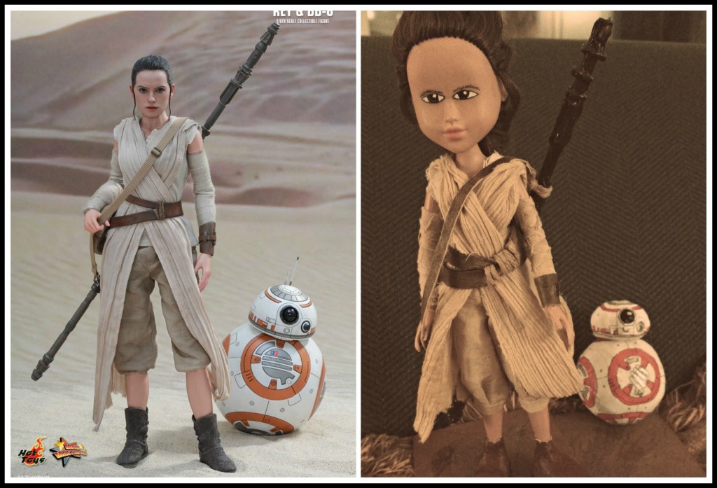 Rey and BB8 Collage